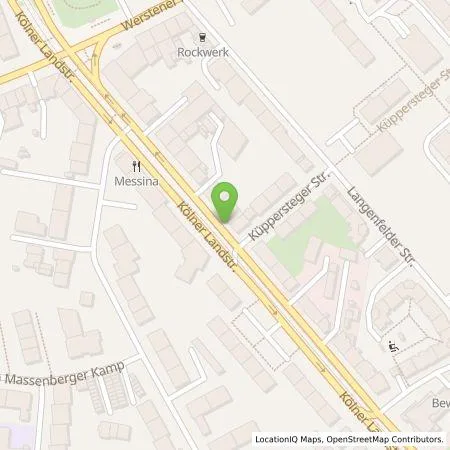 Standortübersicht der Tankstelle Stadtwerke Düsseldorf AG in 40589 Düsseldorf