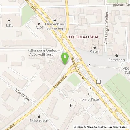 Standortübersicht der Tankstelle Stadtwerke Düsseldorf AG in 40589 Düsseldorf