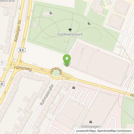 Standortübersicht der Tankstelle Stadtwerke Düsseldorf AG in 40233 Düsseldorf