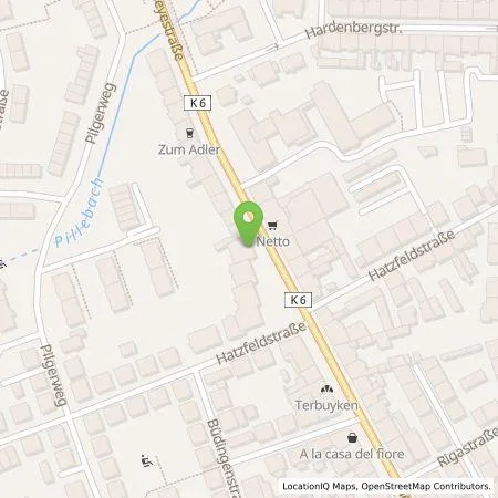 Standortübersicht der Tankstelle Stadtwerke Düsseldorf AG in 40625 Düsseldorf