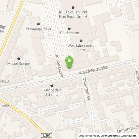 Standortübersicht der Tankstelle Stadtwerke Düsseldorf AG in 40472 Düsseldorf