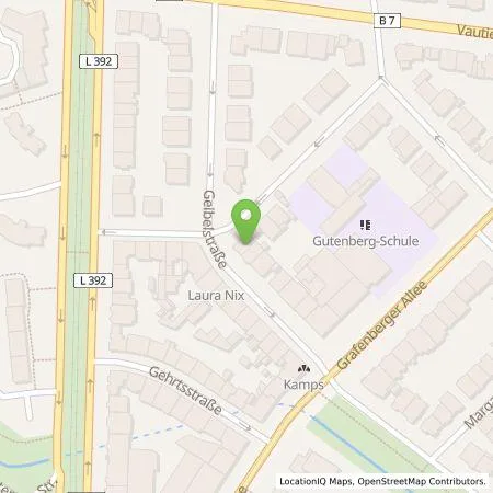 Standortübersicht der Tankstelle Stadtwerke Düsseldorf AG in 40235 Düsseldorf