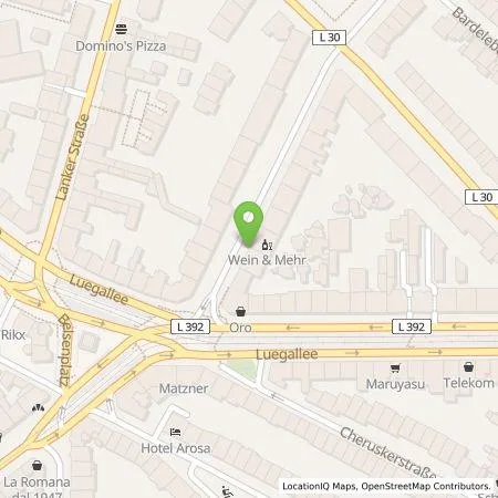 Standortübersicht der Tankstelle Stadtwerke Düsseldorf AG in 40545 Düsseldorf