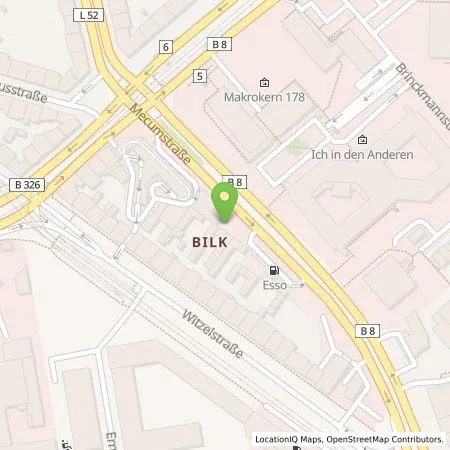 Standortübersicht der Tankstelle Stadtwerke Düsseldorf AG in 40225 DUESSELDORF