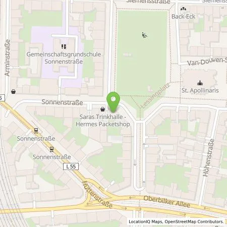 Standortübersicht der Tankstelle Stadtwerke Düsseldorf AG in 40227 Düsseldorf