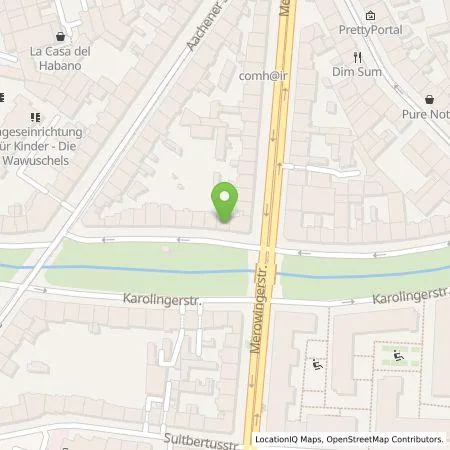 Standortübersicht der Tankstelle Stadtwerke Düsseldorf AG in 40223 Düsseldorf