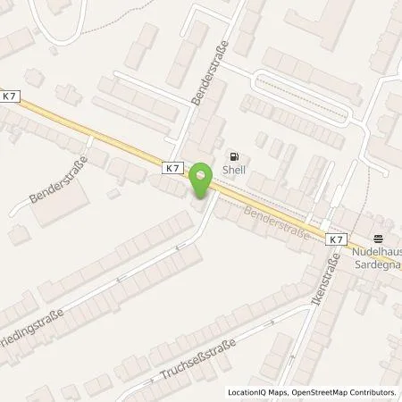 Standortübersicht der Tankstelle Stadtwerke Düsseldorf AG in 40625 Düsseldorf