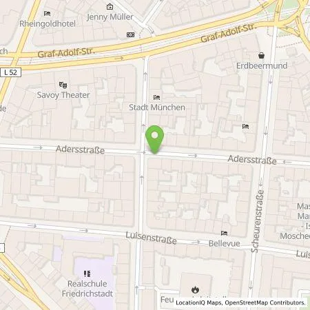 Standortübersicht der Tankstelle Stadtwerke Düsseldorf AG in 40215 Düsseldorf