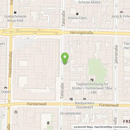 Standortübersicht der Tankstelle Stadtwerke Düsseldorf AG in 40217 Düsseldorf