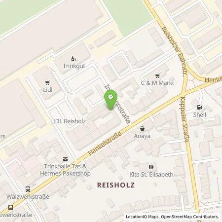 Standortübersicht der Tankstelle Stadtwerke Düsseldorf AG in 40599 Düsseldorf