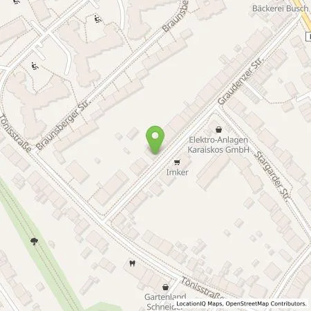 Standortübersicht der Tankstelle Stadtwerke Düsseldorf AG in 40599 Düsseldorf