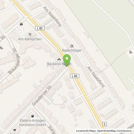 Standortübersicht der Tankstelle Stadtwerke Düsseldorf AG in 40599 Düsseldorf