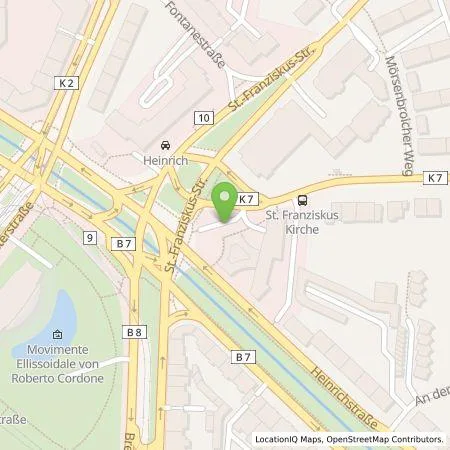 Standortübersicht der Tankstelle Stadtwerke Düsseldorf AG in 40239 Düsseldorf