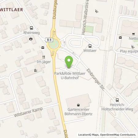 Standortübersicht der Tankstelle Stadtwerke Düsseldorf AG in 40489 Düsseldorf