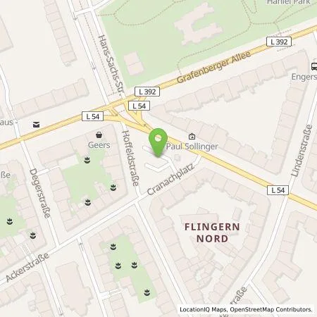 Standortübersicht der Tankstelle Stadtwerke Düsseldorf AG in 40235 Düsseldorf