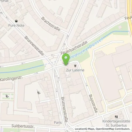 Standortübersicht der Tankstelle Stadtwerke Düsseldorf AG in 40223 Düsseldorf