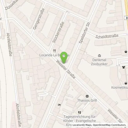 Standortübersicht der Tankstelle Stadtwerke Düsseldorf AG in 40239 Düsseldorf