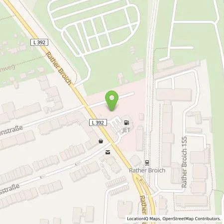 Standortübersicht der Tankstelle Stadtwerke Düsseldorf AG in 40472 DUESSELDORF