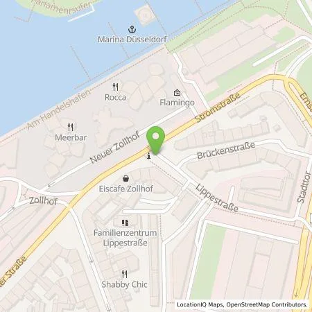 Standortübersicht der Tankstelle Stadtwerke Düsseldorf AG in 40221 Düsseldorf