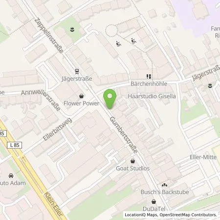 Standortübersicht der Tankstelle Stadtwerke Düsseldorf AG in 40231 Düsseldorf