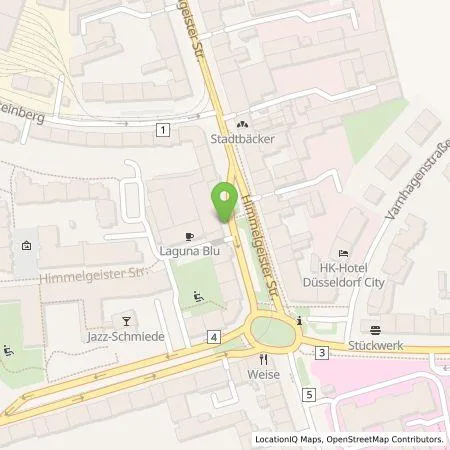 Standortübersicht der Tankstelle Stadtwerke Düsseldorf AG in 40225 Düsseldorf