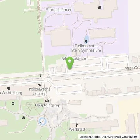 Standortübersicht der Tankstelle Stadtwerke Hamm GmbH in 59071 Hamm