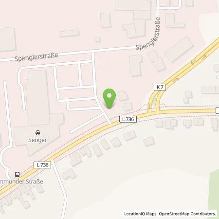 Standortübersicht der Tankstelle Stadtwerke Hamm GmbH in 59067 Hamm