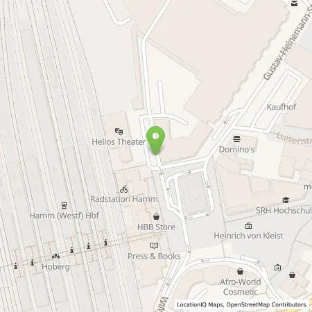 Standortübersicht der Tankstelle Stadtwerke Hamm GmbH in 59065 Hamm