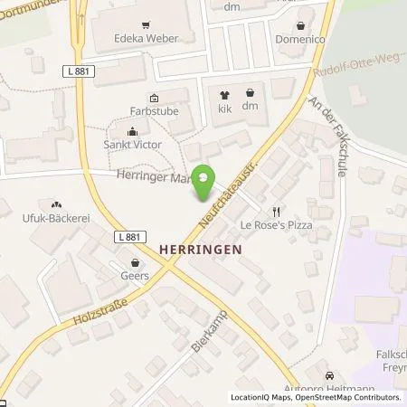 Standortübersicht der Tankstelle Stadtwerke Hamm GmbH in 59077 Hamm