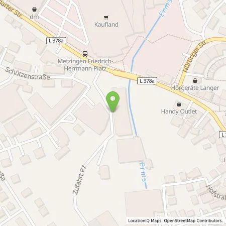 Standortübersicht der Tankstelle OUTLETCITY AG in 72555 Metzingen