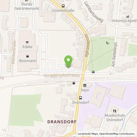 Standortübersicht der Tankstelle Energie- und Wasserversorgung Bonn/Rhein-Sieg GmbH in 53121 Bonn