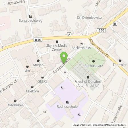 Standortübersicht der Tankstelle Energie- und Wasserversorgung Bonn/Rhein-Sieg GmbH in 53123 Bonn