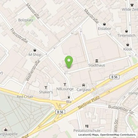 Standortübersicht der Tankstelle Energie- und Wasserversorgung Bonn/Rhein-Sieg GmbH in 53111 Bonn