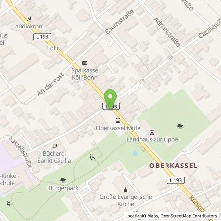 Standortübersicht der Tankstelle Energie- und Wasserversorgung Bonn/Rhein-Sieg GmbH in 53227 Bonn