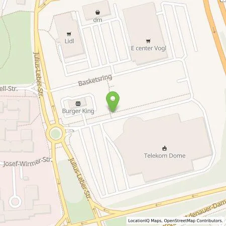 Standortübersicht der Tankstelle Energie- und Wasserversorgung Bonn/Rhein-Sieg GmbH in 53123 Bonn