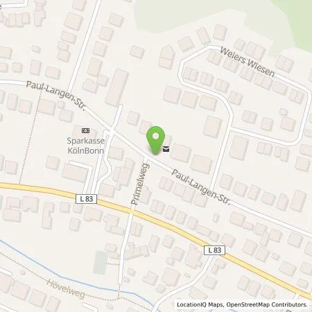 Standortübersicht der Tankstelle Energie- und Wasserversorgung Bonn/Rhein-Sieg GmbH in 53229 Bonn