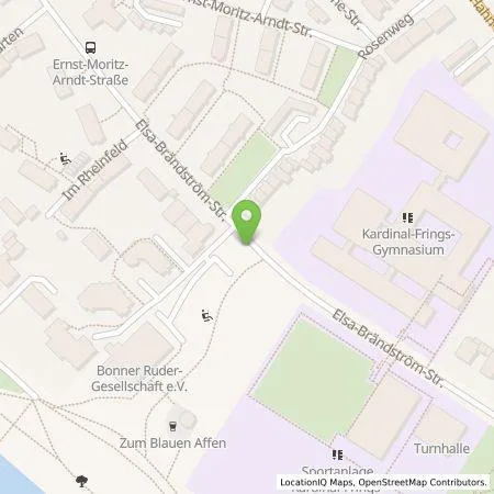 Standortübersicht der Tankstelle Energie- und Wasserversorgung Bonn/Rhein-Sieg GmbH in 53225 Bonn