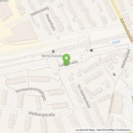 Standortübersicht der Tankstelle Energie- und Wasserversorgung Bonn/Rhein-Sieg GmbH in 53123 Bonn