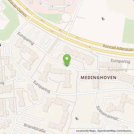 Standortübersicht der Tankstelle Energie- und Wasserversorgung Bonn/Rhein-Sieg GmbH in 53123 Bonn