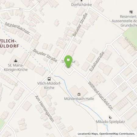 Standortübersicht der Tankstelle Energie- und Wasserversorgung Bonn/Rhein-Sieg GmbH in 53229 Bonn