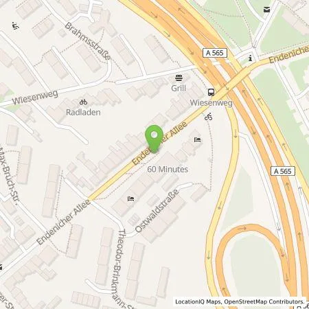 Standortübersicht der Tankstelle Energie- und Wasserversorgung Bonn/Rhein-Sieg GmbH in 53121 Bonn