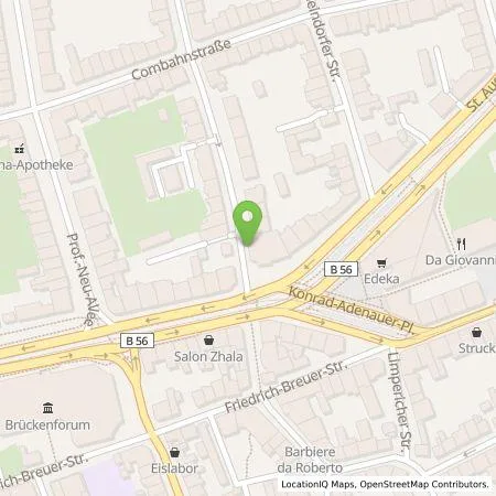 Standortübersicht der Tankstelle Energie- und Wasserversorgung Bonn/Rhein-Sieg GmbH in 53225 Bonn