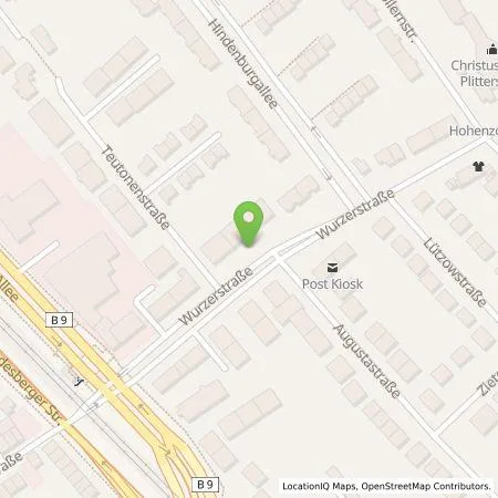 Standortübersicht der Tankstelle Energie- und Wasserversorgung Bonn/Rhein-Sieg GmbH in 53175 Bonn