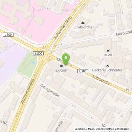 Standortübersicht der Tankstelle Energie- und Wasserversorgung Bonn/Rhein-Sieg GmbH in 53111 Bonn