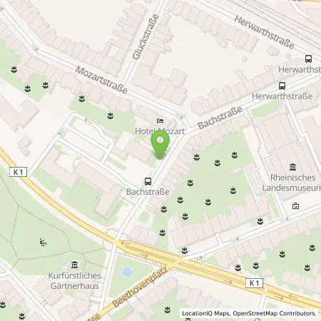 Standortübersicht der Tankstelle Energie- und Wasserversorgung Bonn/Rhein-Sieg GmbH in 53115 Bonn