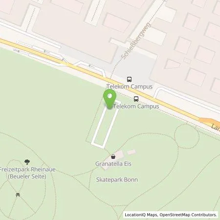 Standortübersicht der Tankstelle Energie- und Wasserversorgung Bonn/Rhein-Sieg GmbH in 53227 Bonn