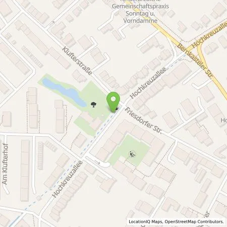 Standortübersicht der Tankstelle Energie- und Wasserversorgung Bonn/Rhein-Sieg GmbH in 53175 Bonn