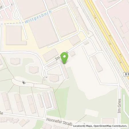 Standortübersicht der Tankstelle Energie- und Wasserversorgung Bonn/Rhein-Sieg GmbH in 53179 Bonn