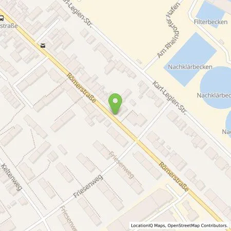 Standortübersicht der Tankstelle Energie- und Wasserversorgung Bonn/Rhein-Sieg GmbH in 53117 Bonn