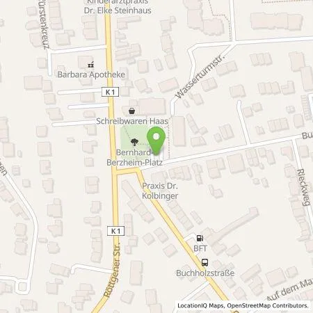 Standortübersicht der Tankstelle Energie- und Wasserversorgung Bonn/Rhein-Sieg GmbH in 53127 Bonn